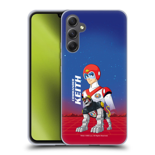 Voltron Character Art Commander Keith Soft Gel Case for Samsung Galaxy A34 5G