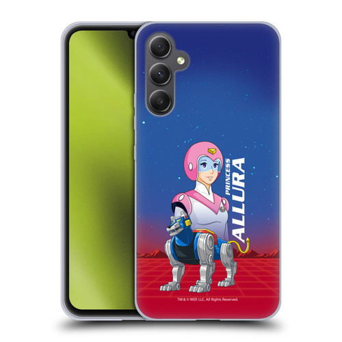 Voltron Character Art Princess Allura Soft Gel Case for Samsung Galaxy A34 5G