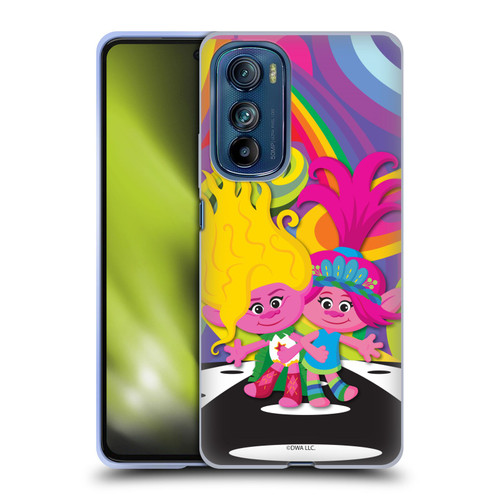 Trolls 3: Band Together Art Poppy And Viva Soft Gel Case for Motorola Edge 30