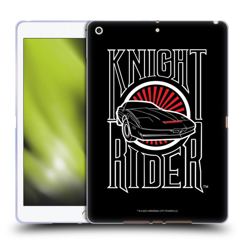 Knight Rider Core Graphics Logo Soft Gel Case for Apple iPad 10.2 2019/2020/2021