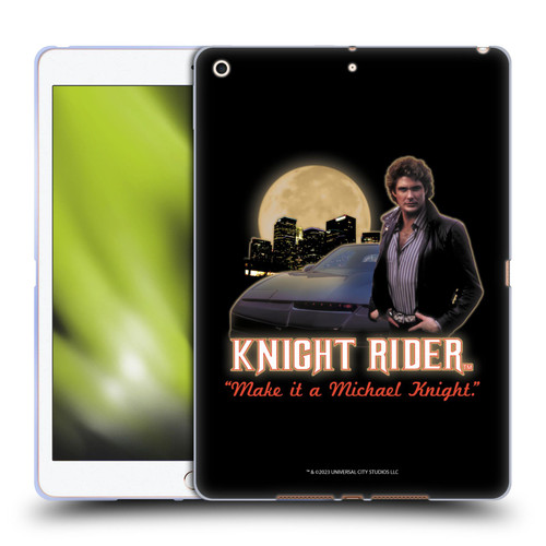 Knight Rider Core Graphics Poster Soft Gel Case for Apple iPad 10.2 2019/2020/2021