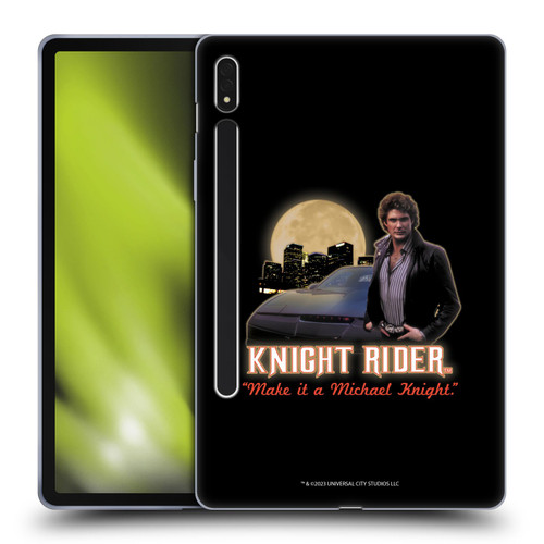 Knight Rider Core Graphics Poster Soft Gel Case for Samsung Galaxy Tab S8