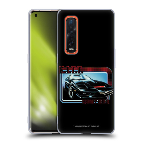 Knight Rider Core Graphics Kitt Car Soft Gel Case for OPPO Find X2 Pro 5G
