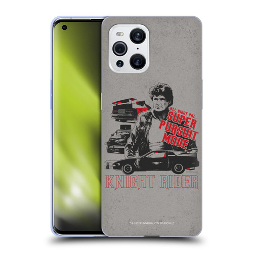 Knight Rider Core Graphics Super Pursuit Mode Soft Gel Case for OPPO Find X3 / Pro