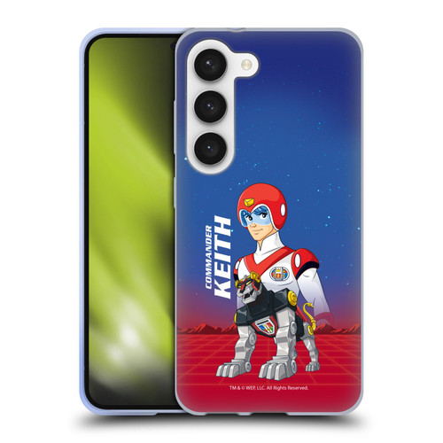 Voltron Character Art Commander Keith Soft Gel Case for Samsung Galaxy S23 5G