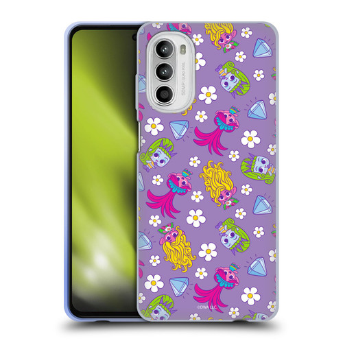 Trolls 3: Band Together Art Diamond Pattern Soft Gel Case for Motorola Moto G52