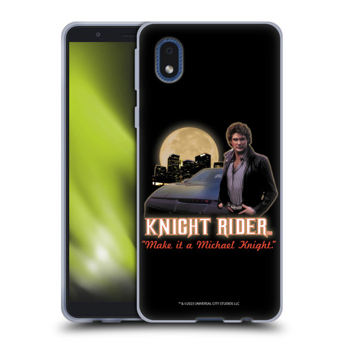Knight Rider Core Graphics Poster Soft Gel Case for Samsung Galaxy A01 Core (2020)