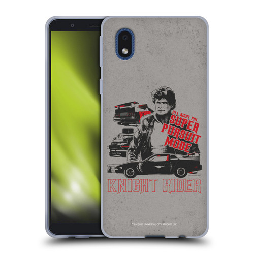 Knight Rider Core Graphics Super Pursuit Mode Soft Gel Case for Samsung Galaxy A01 Core (2020)
