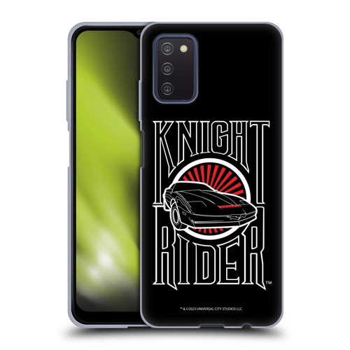 Knight Rider Core Graphics Logo Soft Gel Case for Samsung Galaxy A03s (2021)