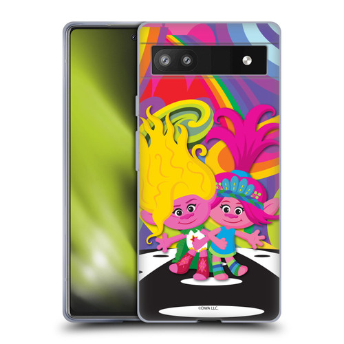 Trolls 3: Band Together Art Poppy And Viva Soft Gel Case for Google Pixel 6a