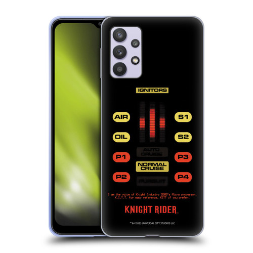 Knight Rider Core Graphics Kitt Control Panel Soft Gel Case for Samsung Galaxy A32 5G / M32 5G (2021)