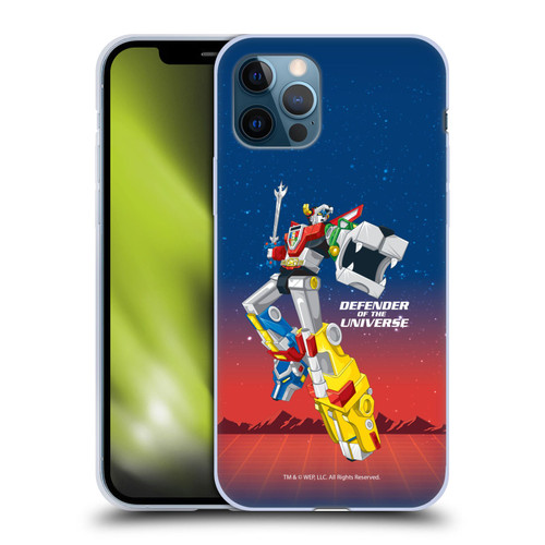 Voltron Graphics Defender Of Universe Gradient Soft Gel Case for Apple iPhone 12 / iPhone 12 Pro