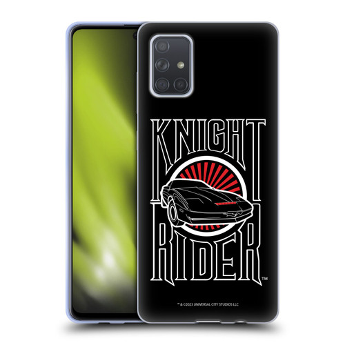 Knight Rider Core Graphics Logo Soft Gel Case for Samsung Galaxy A71 (2019)