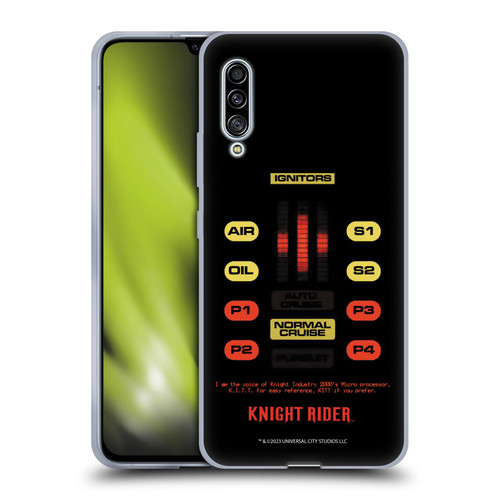 Knight Rider Core Graphics Kitt Control Panel Soft Gel Case for Samsung Galaxy A90 5G (2019)
