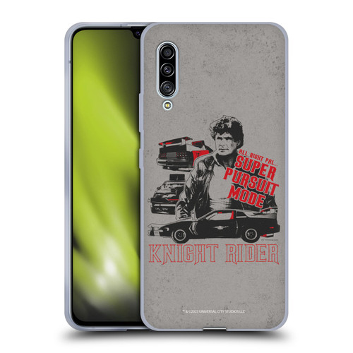 Knight Rider Core Graphics Super Pursuit Mode Soft Gel Case for Samsung Galaxy A90 5G (2019)