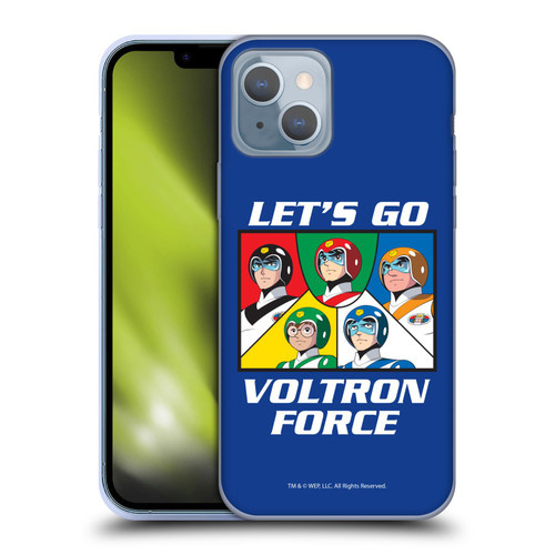 Voltron Graphics Go Voltron Force Soft Gel Case for Apple iPhone 14