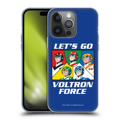 Voltron Graphics Go Voltron Force Soft Gel Case for Apple iPhone 14 Pro