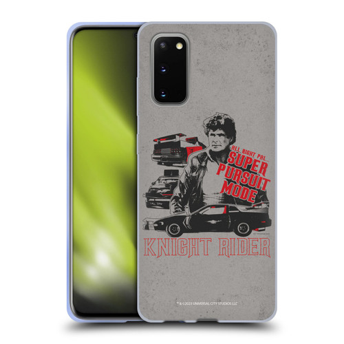 Knight Rider Core Graphics Super Pursuit Mode Soft Gel Case for Samsung Galaxy S20 / S20 5G