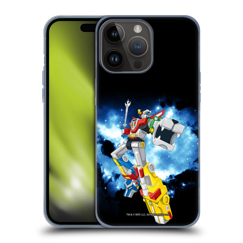 Voltron Graphics Galaxy Nebula Robot Soft Gel Case for Apple iPhone 15 Pro Max