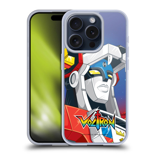 Voltron Graphics Head Soft Gel Case for Apple iPhone 15 Pro