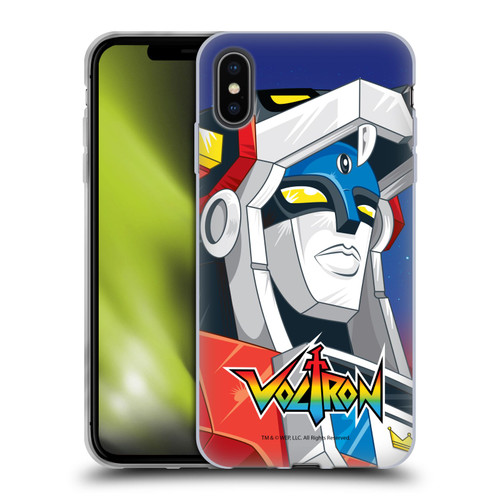 Voltron Graphics Head Soft Gel Case for Apple iPhone XS Max