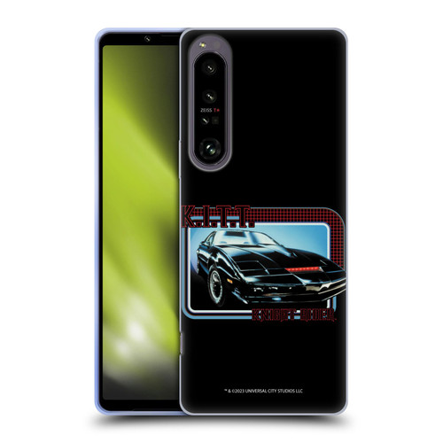 Knight Rider Core Graphics Kitt Car Soft Gel Case for Sony Xperia 1 IV