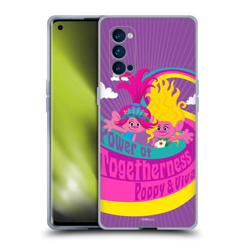 Trolls 3: Band Together Art Power Of Togetherness Soft Gel Case for OPPO Reno 4 Pro 5G