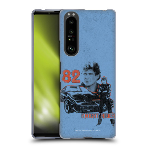 Knight Rider Core Graphics 82 Kitt Car Soft Gel Case for Sony Xperia 1 III