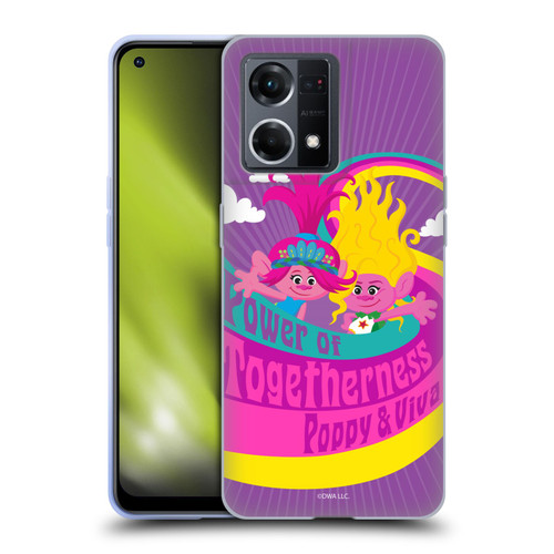 Trolls 3: Band Together Art Power Of Togetherness Soft Gel Case for OPPO Reno8 4G