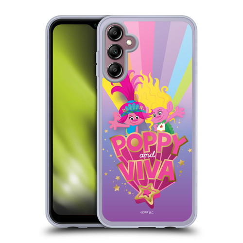 Trolls 3: Band Together Art Rainbow Soft Gel Case for Samsung Galaxy A14 5G