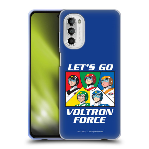 Voltron Graphics Go Voltron Force Soft Gel Case for Motorola Moto G52