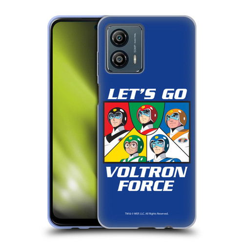 Voltron Graphics Go Voltron Force Soft Gel Case for Motorola Moto G53 5G