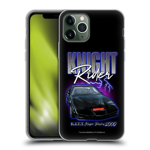 Knight Rider Graphics Kitt 2000 Soft Gel Case for Apple iPhone 11 Pro