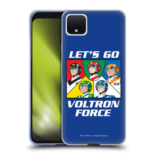 Voltron Graphics Go Voltron Force Soft Gel Case for Google Pixel 4 XL