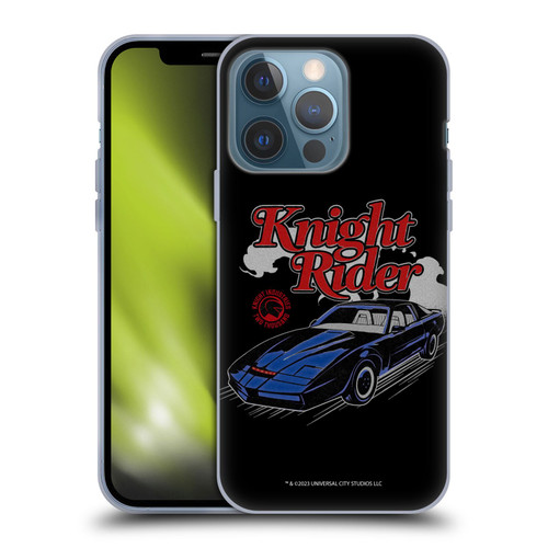 Knight Rider Graphics Kitt Retro Soft Gel Case for Apple iPhone 13 Pro