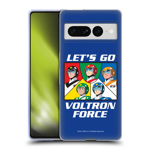 Voltron Graphics Go Voltron Force Soft Gel Case for Google Pixel 7 Pro