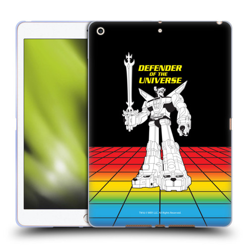 Voltron Graphics Defender Universe Retro Soft Gel Case for Apple iPad 10.2 2019/2020/2021