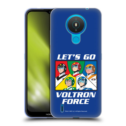 Voltron Graphics Go Voltron Force Soft Gel Case for Nokia 1.4
