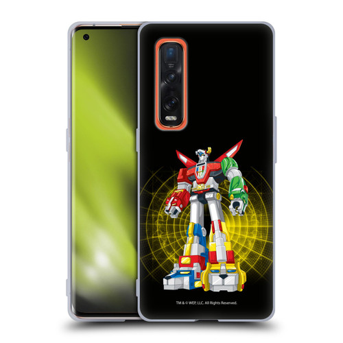 Voltron Graphics Robot Sphere Soft Gel Case for OPPO Find X2 Pro 5G