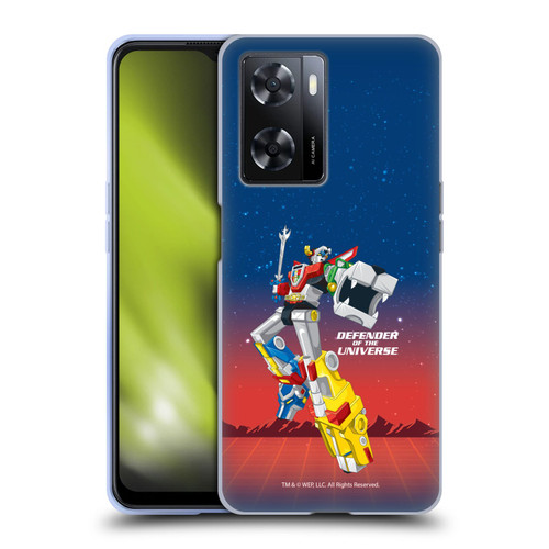 Voltron Graphics Defender Of Universe Gradient Soft Gel Case for OPPO A57s
