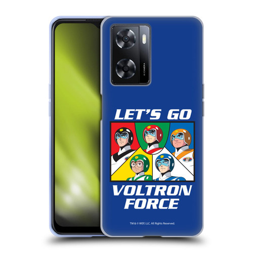 Voltron Graphics Go Voltron Force Soft Gel Case for OPPO A57s