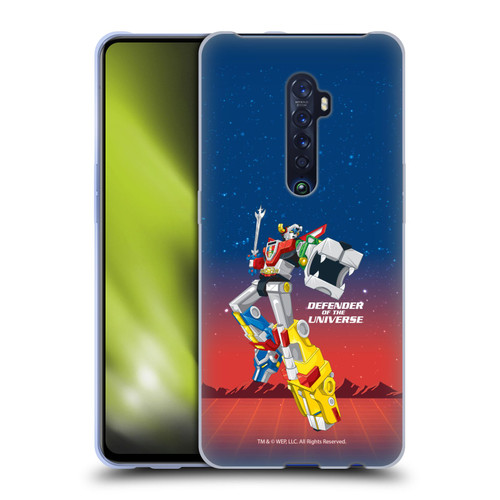 Voltron Graphics Defender Of Universe Gradient Soft Gel Case for OPPO Reno 2