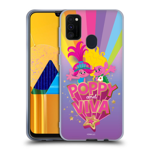 Trolls 3: Band Together Art Rainbow Soft Gel Case for Samsung Galaxy M30s (2019)/M21 (2020)