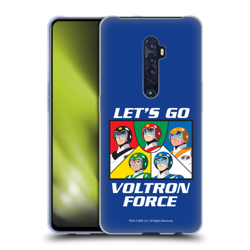 Voltron Graphics Go Voltron Force Soft Gel Case for OPPO Reno 2