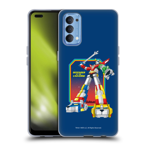 Voltron Graphics Defender Of Universe Plain Soft Gel Case for OPPO Reno 4 5G
