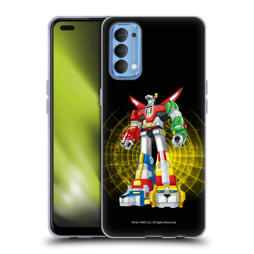 Voltron Graphics Robot Sphere Soft Gel Case for OPPO Reno 4 5G