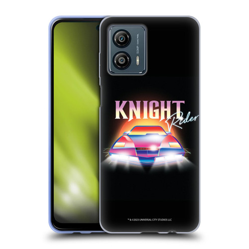 Knight Rider Graphics Kitt 80's Neon Soft Gel Case for Motorola Moto G53 5G