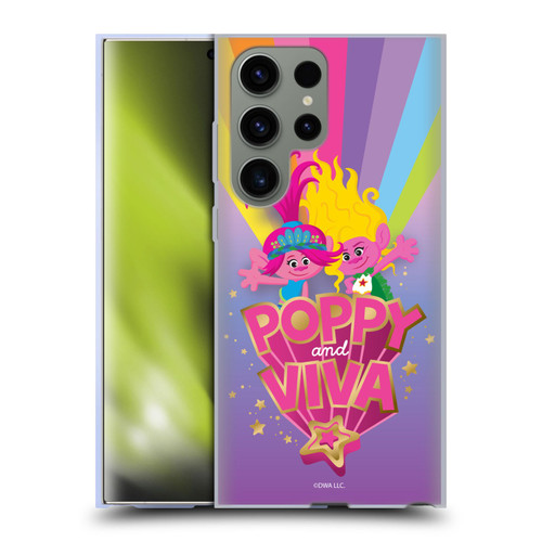 Trolls 3: Band Together Art Rainbow Soft Gel Case for Samsung Galaxy S23 Ultra 5G