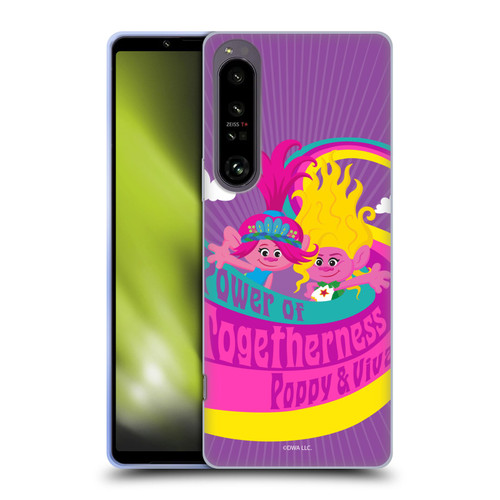Trolls 3: Band Together Art Power Of Togetherness Soft Gel Case for Sony Xperia 1 IV