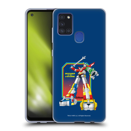 Voltron Graphics Defender Of Universe Plain Soft Gel Case for Samsung Galaxy A21s (2020)